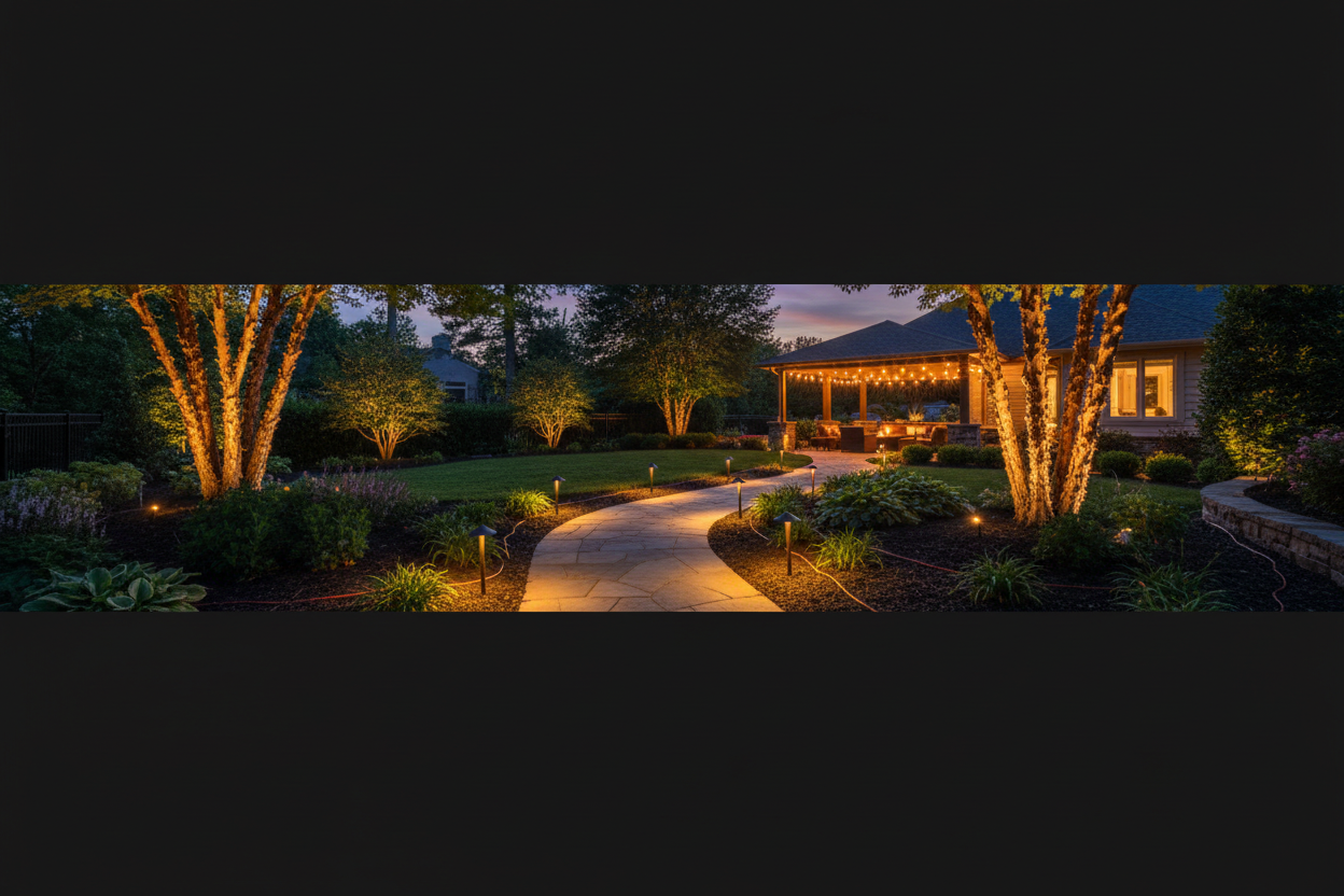 Garden and Landscape Wiring: How to Install Outdoor Lighting the Right Way