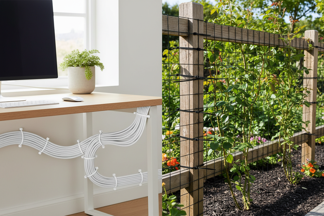 Indoor vs. Outdoor Zip Ties: What's the Difference and Which Do You Need?