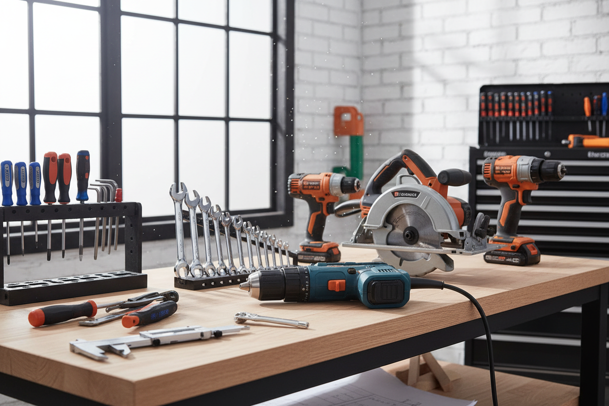 Professional-Grade Tools for Home and Workshop Projects
