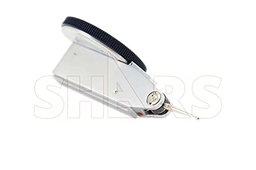 Shars .030" x .0005" Large Black Face Dial Test Indicator, 0-15-0 Dial Reading, 1.5" Face Diameter 303-3209B P