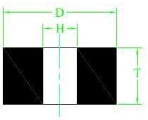MaxTool Dia 1" 1A1 Diamond Plain Wheel Abrasive Grinding Wheel Thick 1/4" Resin Bond; NDR1A1D1T06X3G15