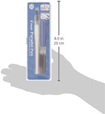 Pilot Parallel 4 Nib Calligraphy Pen Set, 3.8mm & 6.0mm Nibs, Includes 4 Black - Image 5