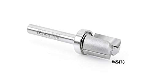 Amana Tool - 45478 Carbide Tipped Straight Plunge .615 Dia x 3/4 x 1/4" Shank with Upp