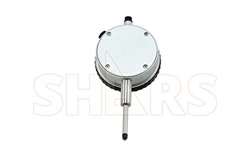 Shars 0.5" Dial Indicator Premium Series, 0.001" Graduation, AGD2, Lug Back with Calibration 303-3225 P]