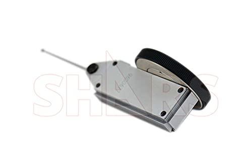 Shars .030" x .0005" Large Black Face Dial Test Indicator with Long Contact Point in Fitted Case 303-3279 P