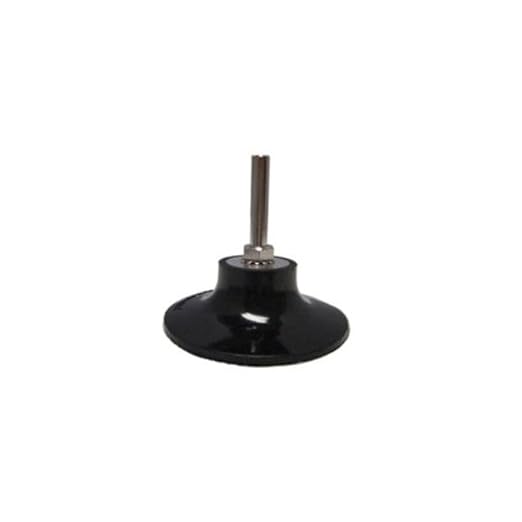 Benchmark Abrasives 3 Inch Sanding Discs Pad Holder Quick Change Mandrel with 1/4 Inch Shank Die Grinder & Drill Sanding Attachment for Deburring Polishing Twist Lock Adapter Sanding Tool - 1 Piece