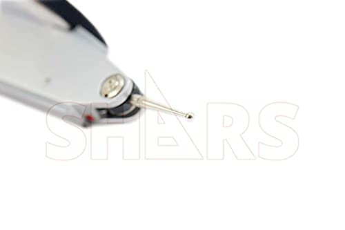 Shars .030" x .0005" Large Black Face Dial Test Indicator, 0-15-0 Dial Reading, 1.5" Face Diameter 303-3209B P
