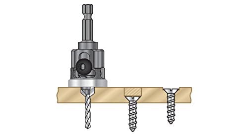 Amana Tool - 55295 Carbide Tipped 82° Countersink with Adjustable Low Friction Depth