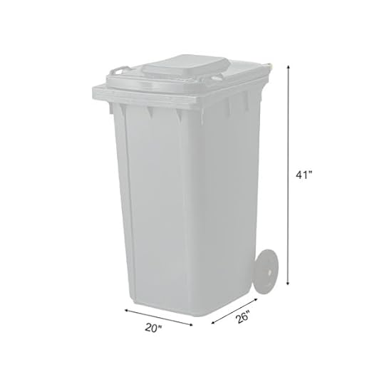 PRO&Family Wheeled Outdoor Trash Can Garbage Can Garage Trash Can for Restaurants/Hospitals/Offices/Back of House/Warehouses/Home (Black, 50 Gallon)