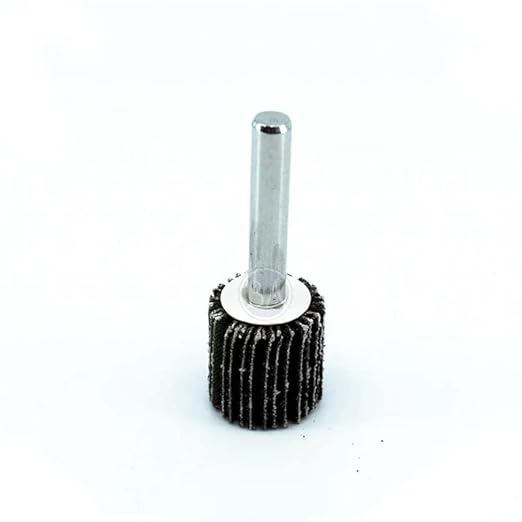 Benchmark Abrasives 3/4" x 3/4" Aluminum Oxide Flap Wheel with 1/4" Shank Mounted, Perfect for Woodworking Grinding Polishing Rust Paint Removal (10 Pack) - 40 Grit