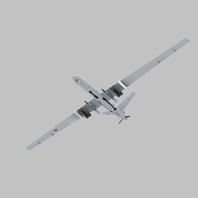 DAGIJIRD 1:32 DIY Paper US MQ-9 Reaper UAV 3D Plane Model Simulation Aviation - Image 8