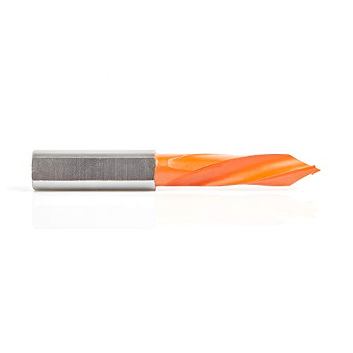 Amana Tool - 317008 Brad Pt. Solid Carbide Dowel Drill Boring Bit L/H 8mm Dia x 70mm Lon