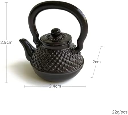 Dollhouse Miniature Vivid Teapot Tea Kettle 1:12 Scale Kitchen Copper Model - Image 5