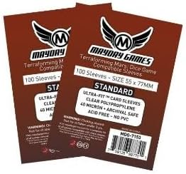 Mayday Games Terraforming Mars: The Dice Game Standard Card Sleeve Bundle by MAYDAYGAMES