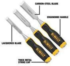 Dewalt Pro Wood Chisel Set 3 Piece - Image 2