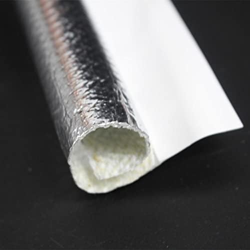 19mm - 3/4" Self-wrap Aluminum Heat Shield Sleeve Thermal Reflective Side Entry - Image 6