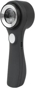 Handheld Jewelers Loupe with Scale, Magnifying Glass Loop with UV and LED Light by TRIrunpdl