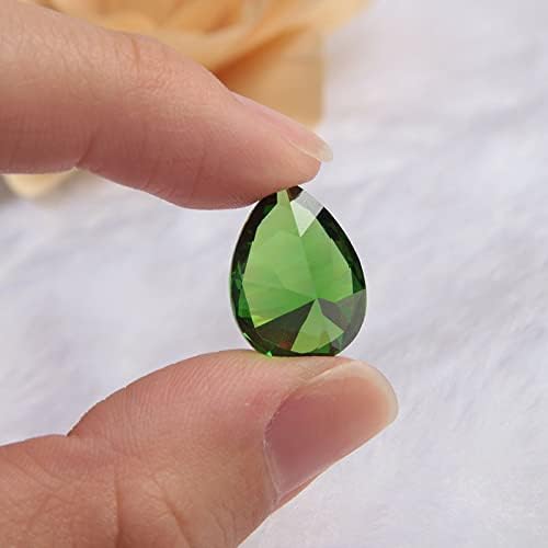 Comimark 1PCS Green Drop Shape Cut Emerald Loose Gemstone - Image 4