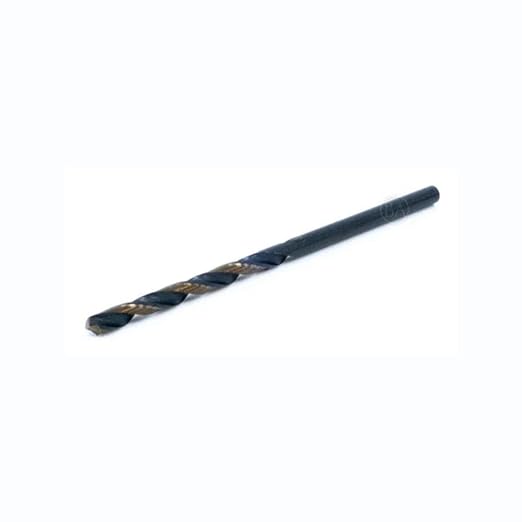Benchmark Abrasives 7/64”, HSS Black & Gold Jobber Length Drill Bits - 12 Pack