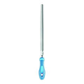 8" Three Square File - DIY Packaged Smooth Cut, with Handle