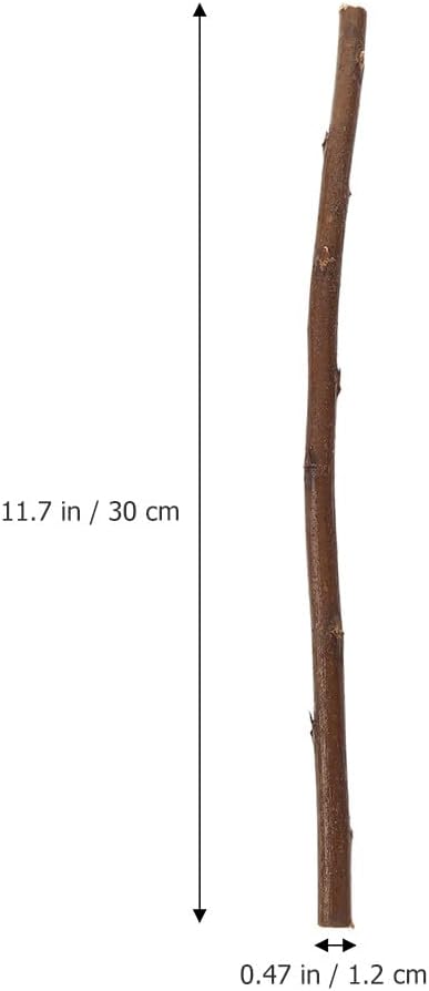 DOITOOL 50pcs Natural Wood Sticks - Image 5