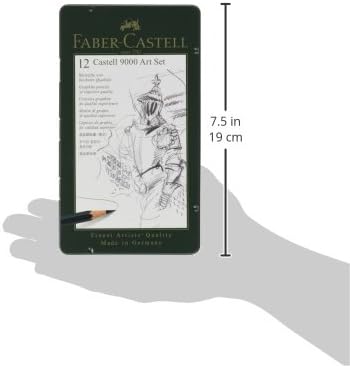 Faber-Castell 9000 Graphite Sketch Pencil Sets Art 8B - Image 5