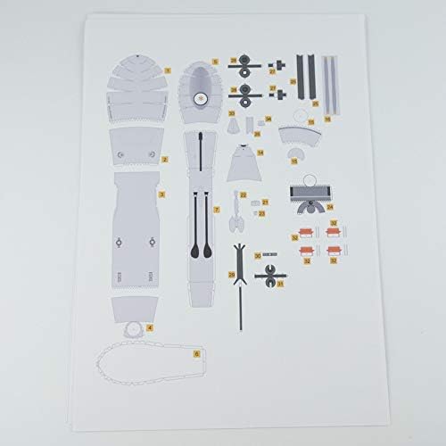 DAGIJIRD 1:32 DIY Paper US MQ-9 Reaper UAV 3D Plane Model Simulation Aviation - Image 5