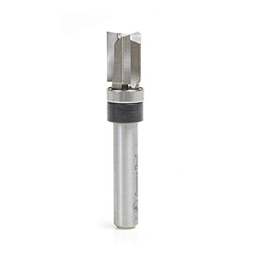 Amana Tool - 45475-3TS Carbide Tipped Flush Trim Plunge Template 3/8 Dia x 1/2" x 1/4