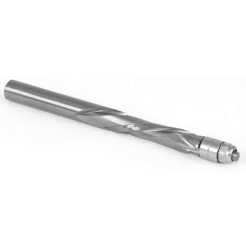 YONICO Router Bits Pattern Bit Solid Carbide Flush Trim Spiral 1/4-Inch Compression 1/4-Inch Shank 33400-SC