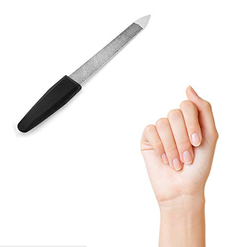 SurgicalOnline 5" Metal Nail File with Plastic Handle - Set of 4pcs