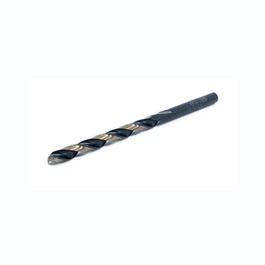 Benchmark Abrasives 13/64”, HSS Black & Gold Jobber Length Drill Bits - 12 Pack