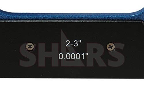Shars 2-3" Screw Thread Micrometer with Anvil in Fitted Box 303-2372 P)