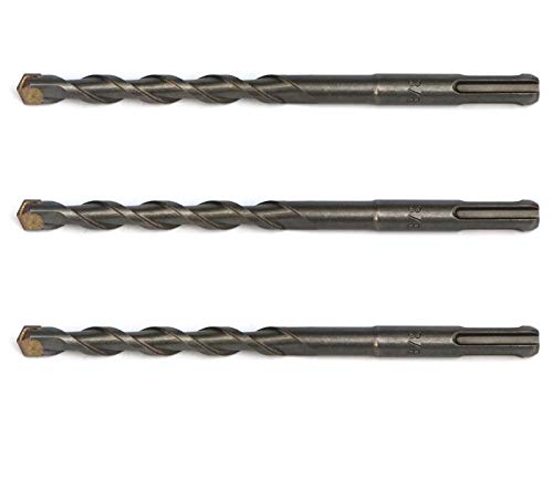 3PCS, 7/16" x 6 ", SDS Plus Hammer Drill Bits, Rotary Hammer Drill Bits