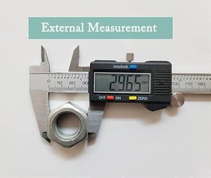 Digital Caliper,Electronic Digital Calipers, YKLSXKC 0-6" Calipers Measuring Tool, Stainless Steel Construction with Large LCD Screen, Auto-Off Feature for 3D Printing,Inch and Millimeter Conversion