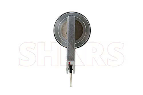 Shars 0.008" Large Black Face Dial Test Indicator, 0.0001" Graduation, 1.5" Face Diameter 303-3210B P]