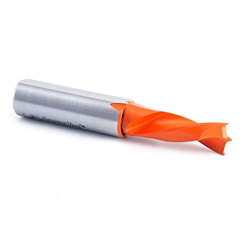 Amana Tool - 315108 Brad Pt. Solid Carbide Dowel Drill Boring Bit L/H 8mm Dia x 57.5mm L