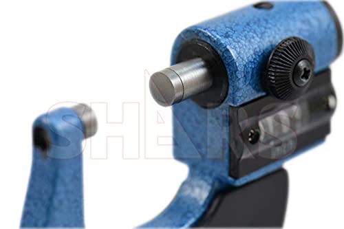 Shars 0-1" Digit Outside Micrometer .0001" Graduation, Carbide 303-2401 S)