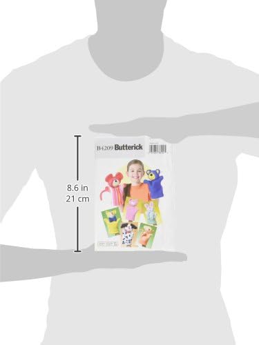 BUTTERICK PATTERNS B4209 Kids' Hand Puppets, One Size Only - Image 4