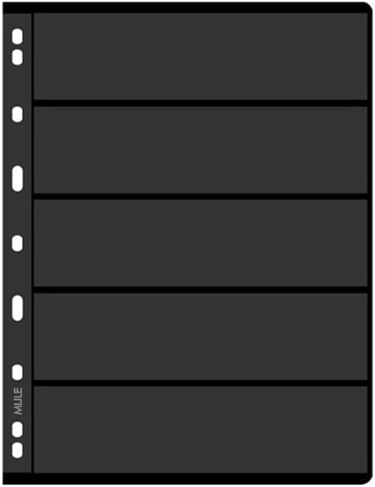5-Row Stamp Album Pages, 10-Sheet – 9-Hole Clear Refill Pages - Image 7