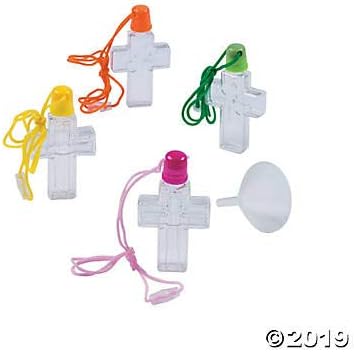 Fun Express Cross Sand Bottle Necklaces & Craft Set – Religious Decor - Image 2
