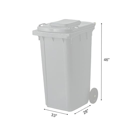 PRO&Family Wheeled Outdoor Trash Can Garbage Can Garage Trash Can for Restaurants/Hospitals/Offices/Back of House/Warehouses/Home (Green, 96 Gallon)