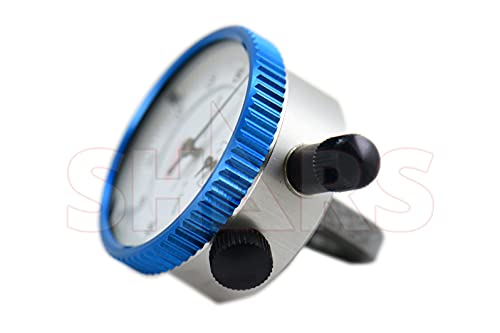 Shars 5mm Dial Indicator White Face .01mm Graduation, AGD1 Lug Back 303-3100A P