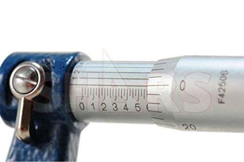 Shars 0-4" Precision Solid Metal Frame Outside Micrometer 4 pcs Set 303-2652N L)