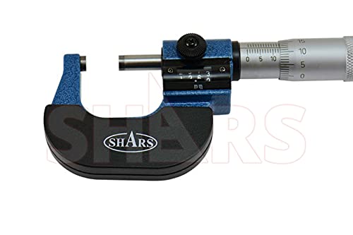 Shars 0-25mm Digit Outside Micrometer, 0.01mm Graduation 303-2402 P)