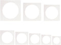 8 PCS Large Circle Stencil, Circle Stencils Different Sizes, Circle Template by ZTEOFO