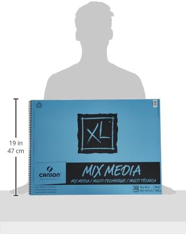 Canson XL Mix Media Pad 18X24 - Image 6