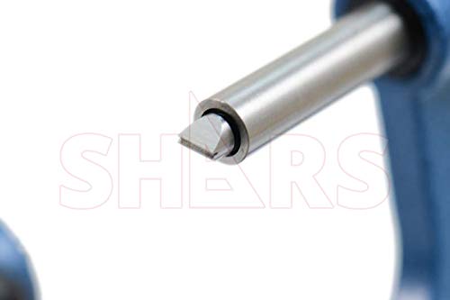 Shars 1-2" Screw Thread Micrometer with Anvil in Fitted Box 303-2371 P)