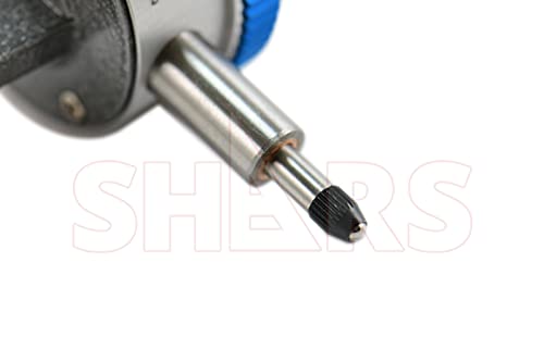 Shars 5mm Dial Indicator White Face .01mm Graduation, AGD1 Lug Back 303-3100A P