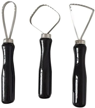 3pcs Sculpture Scraper Knife Carved Sludge Shaper Ceramic Pottery Clay Trimming - Image 3