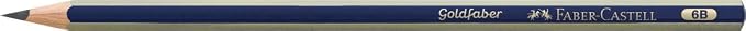 Faber-Castell Goldfaber Artists' Graphite 6B Pencil - Image 3